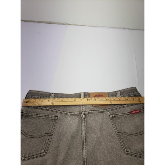 Vtg Dickies Branders Mens Smokey Gray Loose Denim Light Wash Jeans Size 42X30 - Picture 8 of 9